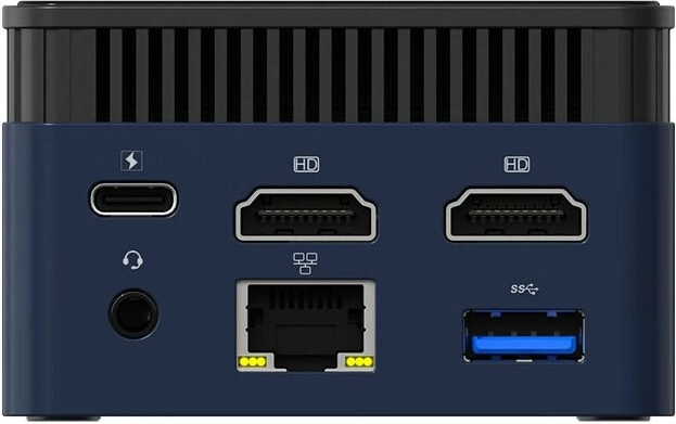 Mini ohišje za računalnik Qoobe ANN150, Intel Celeron N, 12 GB RAM, 512 GB SSD, Windows 11 Pro, črno