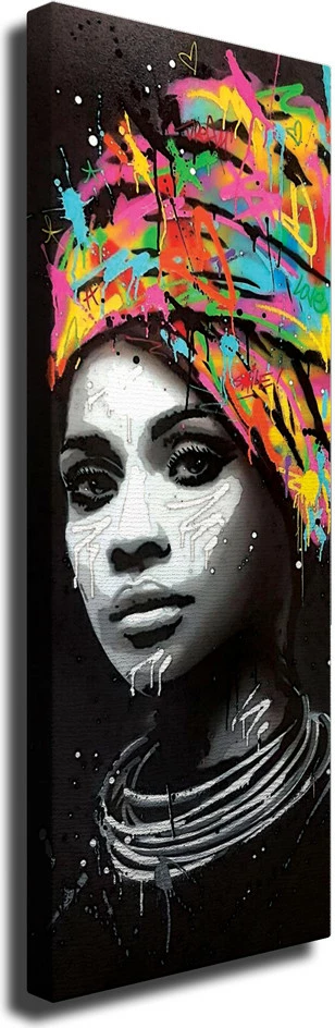 Dekorativna slika na platnu, večbarvna, PC263, 30x80 cm