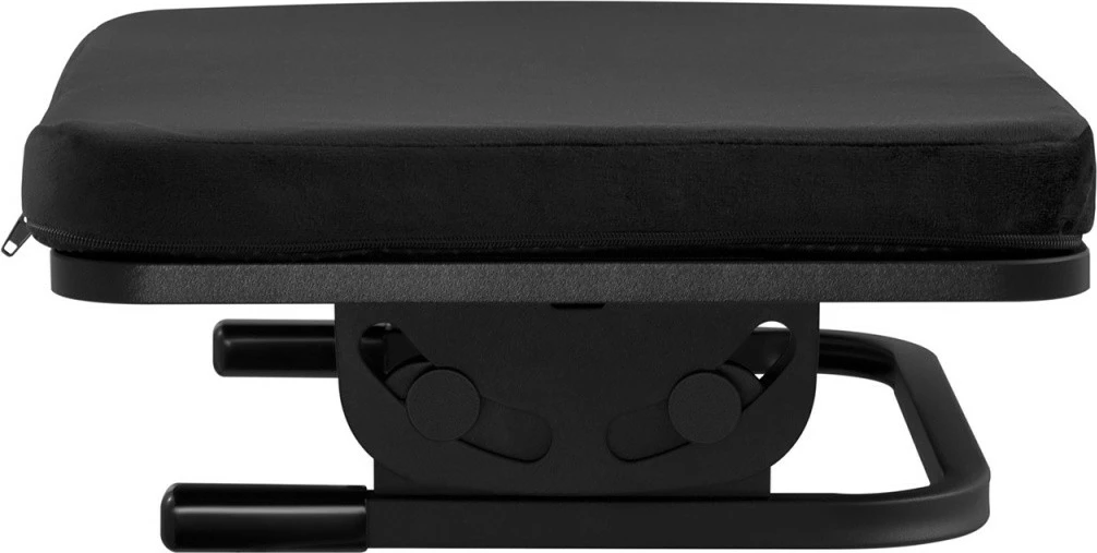 Ergonomska naslonjala za noge Maclean MC-460, z odstranljivim blazinskim vložkom, črna