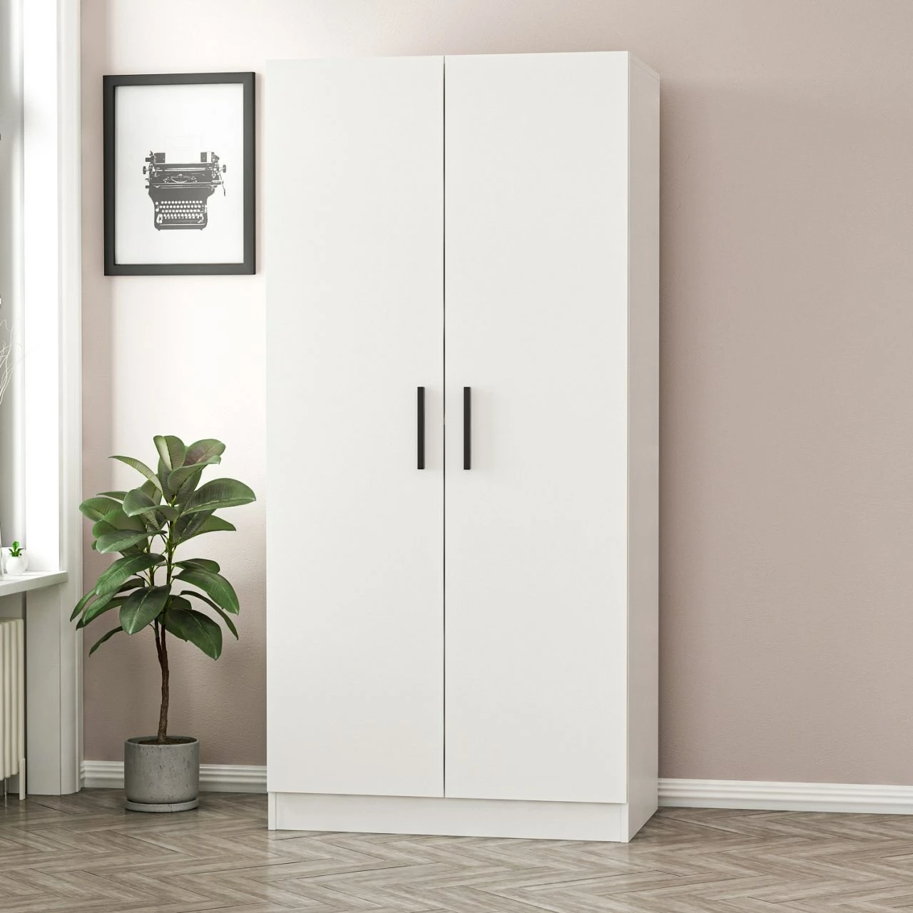 Omarica Skye Decor Kale, veriga, bela, 210 cm