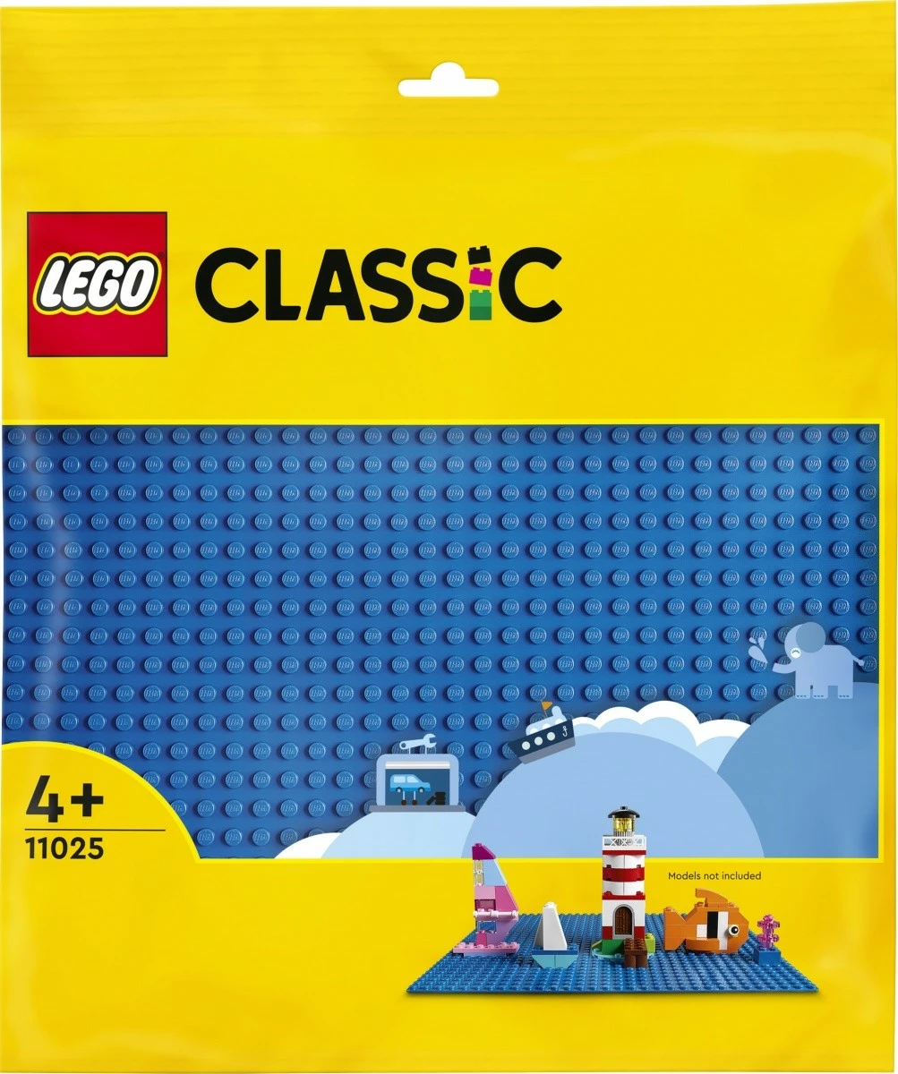 Gradbena plošča LEGO Classic 11025, 32 x 32 pik, modra