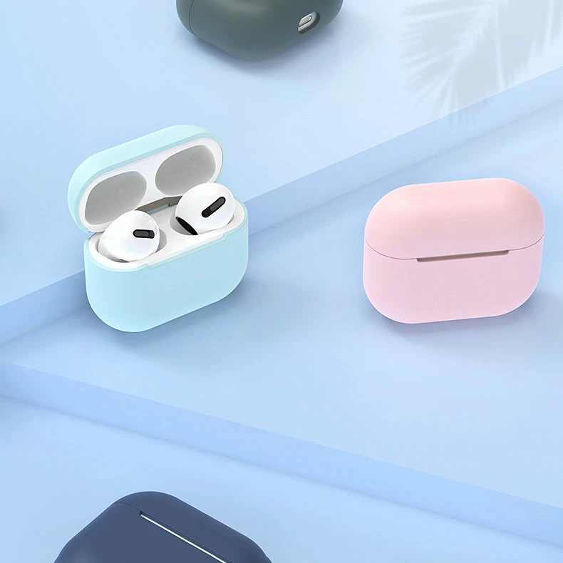 Silikonski ovitek za AirPods Pro Hurtel, moder