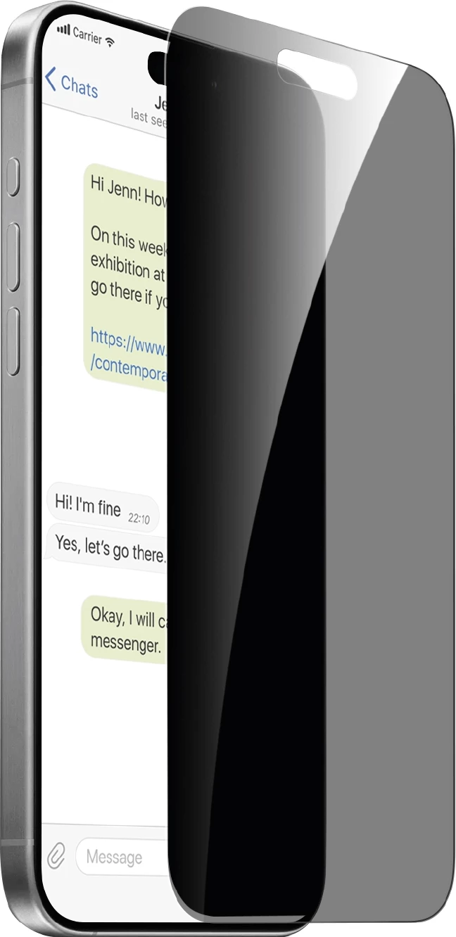 Kaljeno zasebnostno steklo Puro za iPhone 16 Pro