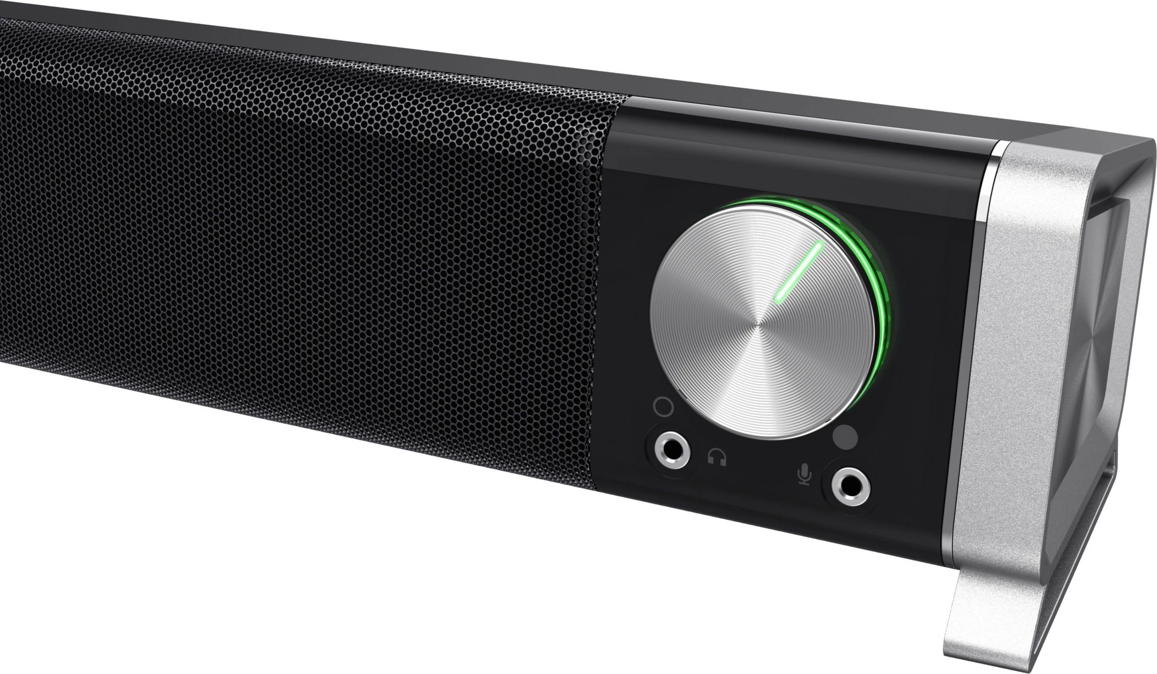 Soundbar za PC Trust Asto, 6 W RMS, USB/AUX, črno/srebrn