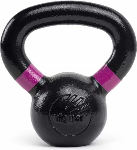 Kettlebell za vadbo, 4 kg, črn - Tiguar