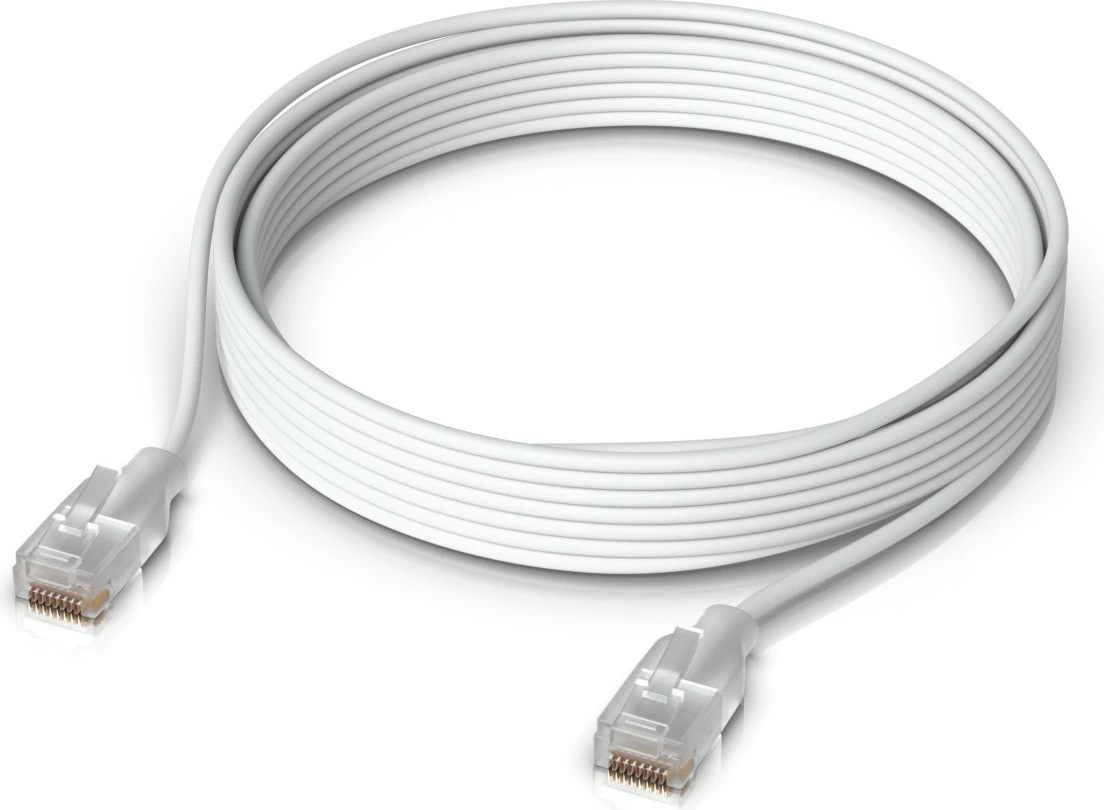 Mrežni kabel 5 m Cat6, RJ-45, bel Ubiquiti UACC-Cable-Patch-EL-5M-W