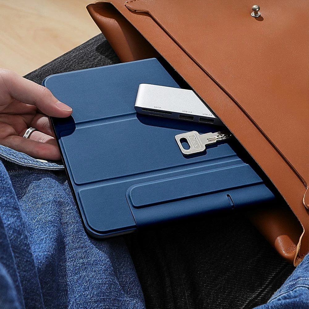 Rebrasten magnetni ovitek ESR za iPad Pro 12,9" 2020/2021/2022 in iPad Air 13" 2024/2025, moder