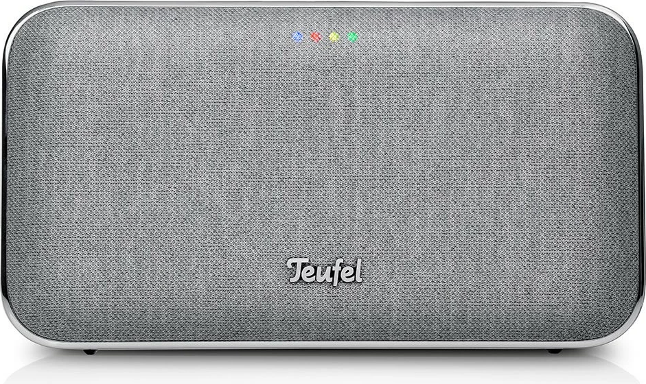 Brezžični zvočnik MOTIV GO VOICE Teufel, Wi‑Fi, Bluetooth, silver white
