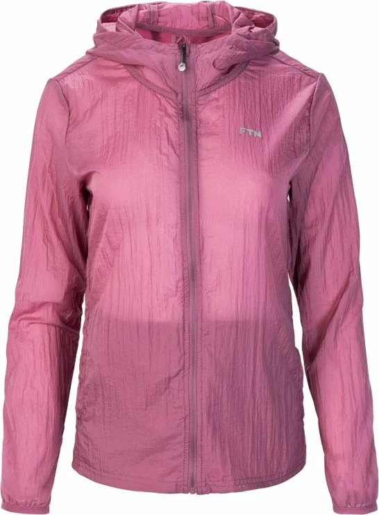 Tekstna jakna Fitanu za ženske, rožnata