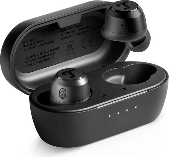 Pravi brezžične slušalke Teufel REAL BLUE TWS 3, Bluetooth, night black