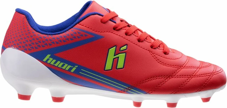Futbalski copati za otroke Huari, rdeči