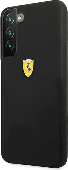 Ovitek za telefon Ferrari On Track Silicone za Samsung Galaxy S22+, črn