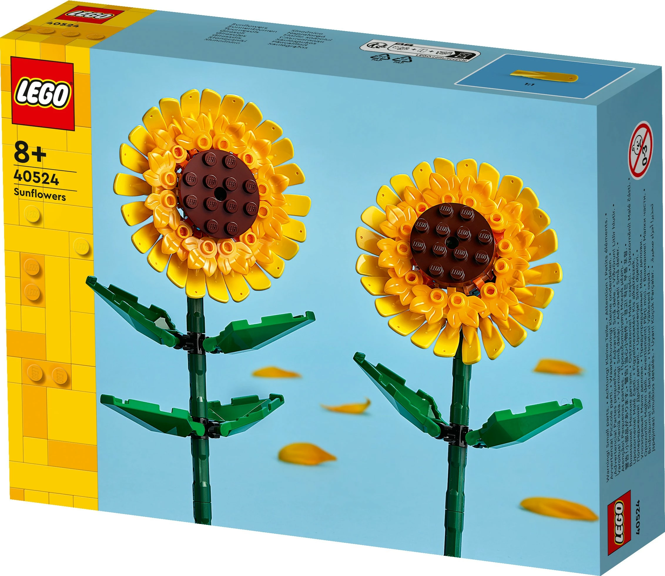 Set gradnje luči sončnice LEGO Botanicals 40524, večbarven