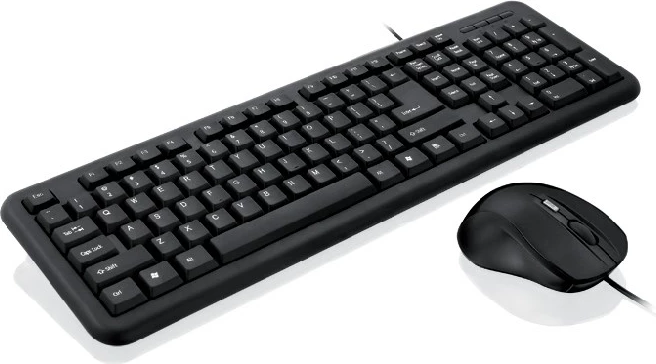 Tipkovnica in miška iBox Office Kit II USB, črna