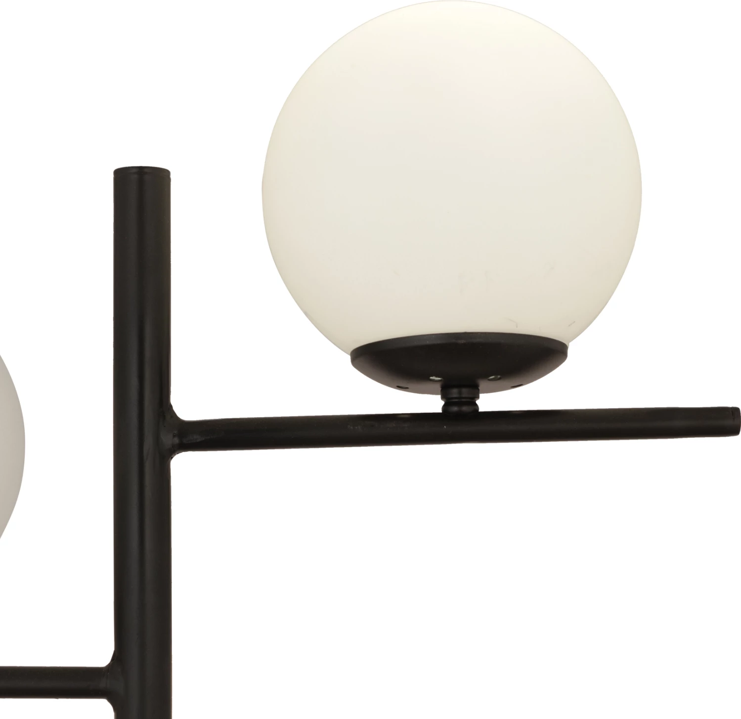 Kovinska talna svetilka v črni barvi FH7432.01 30x158 cm