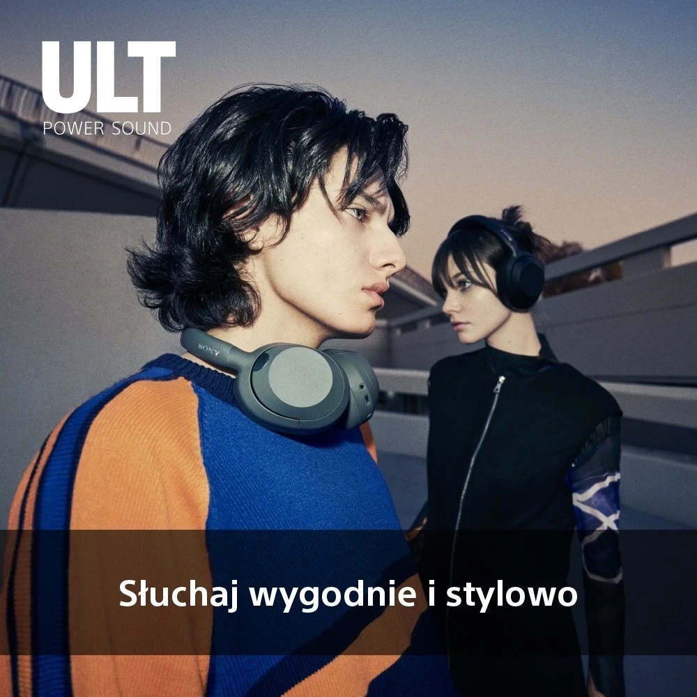 Slušalke z aktivnim dušenjem hrupa Sony ULT Wear, bele