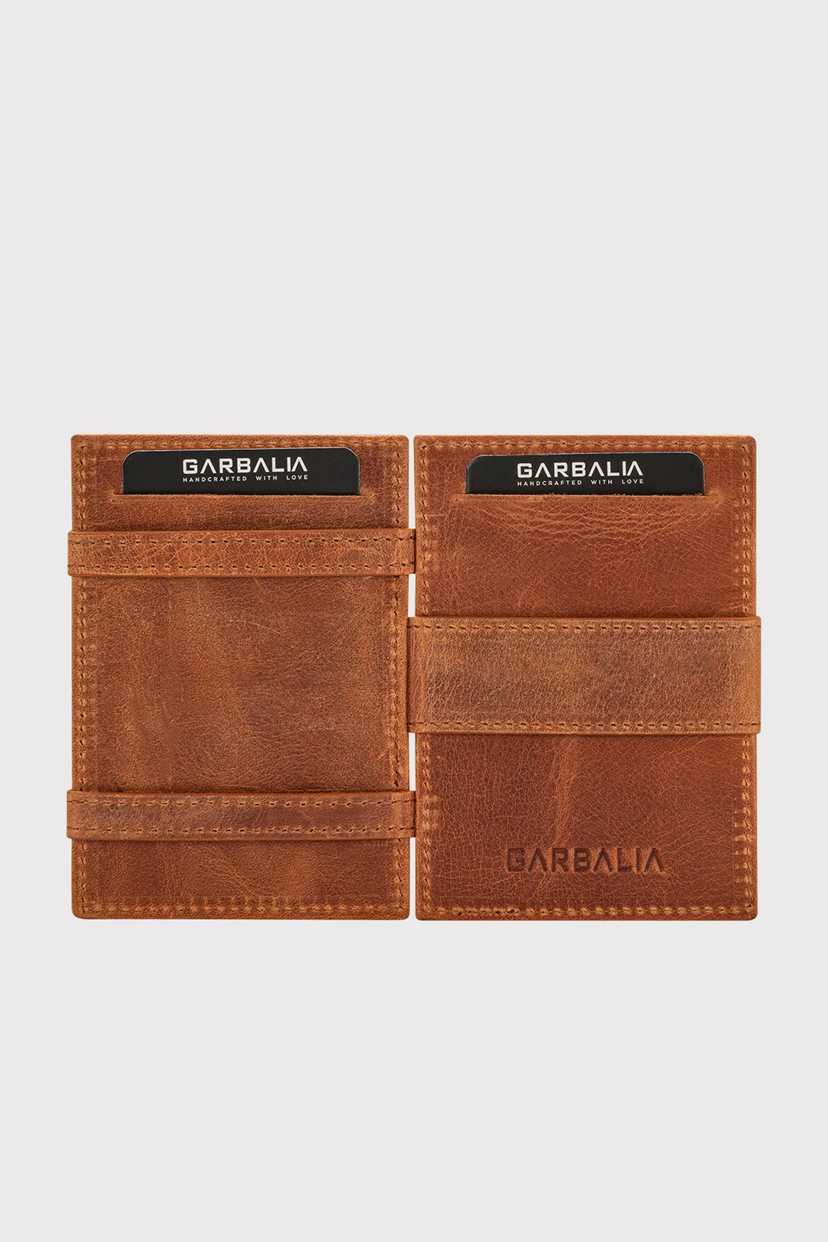 Držalo za kartice iz prave kože, Zoozie Bags Magic, tan