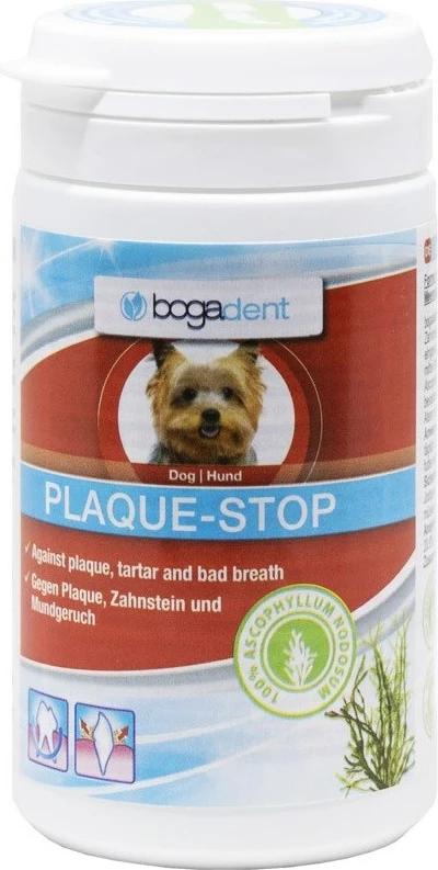 Pulver za ustno higieno za pse Bogar Plaque-stop, 70 g