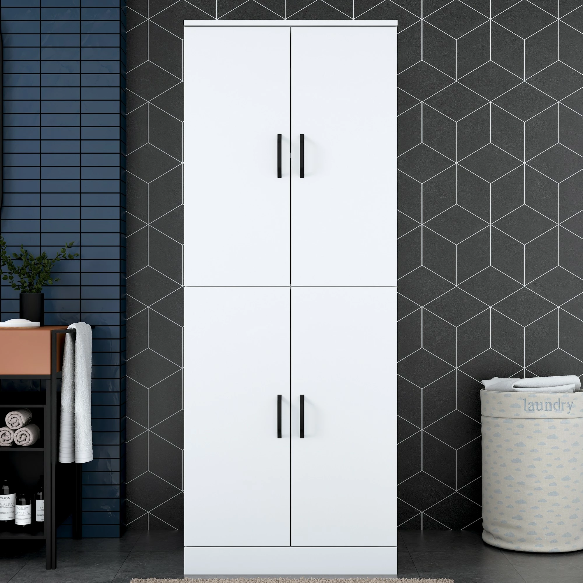 Omara za pralni stroj Hanah Home KD109 - 3198, bela