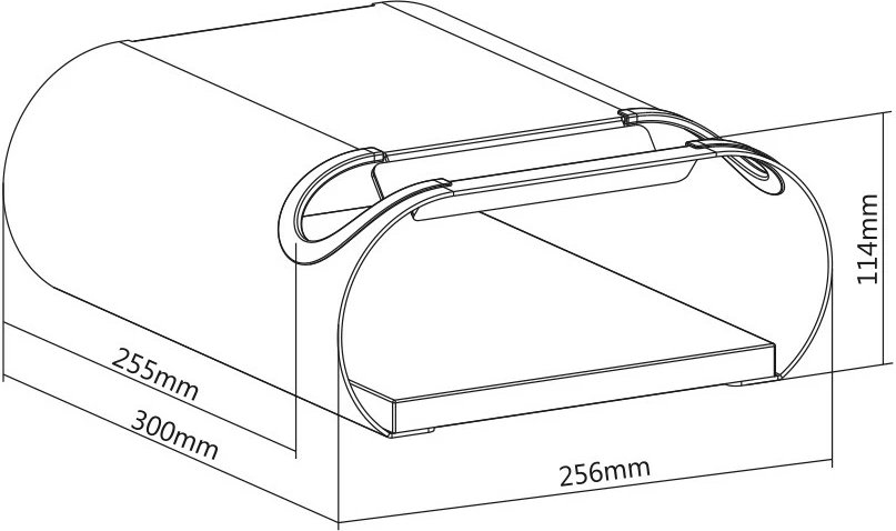 Stenski nosilec za kolo Maclean MC-466 z regalom, bel