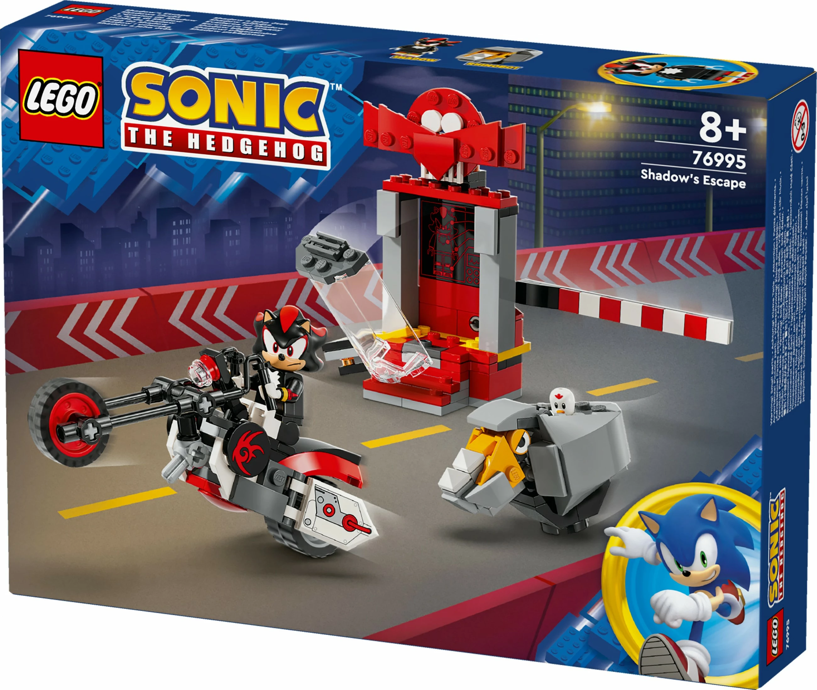 Gradbeni set Shadow’s Escape, LEGO Sonic the Hedgehog 76995, večbarven
