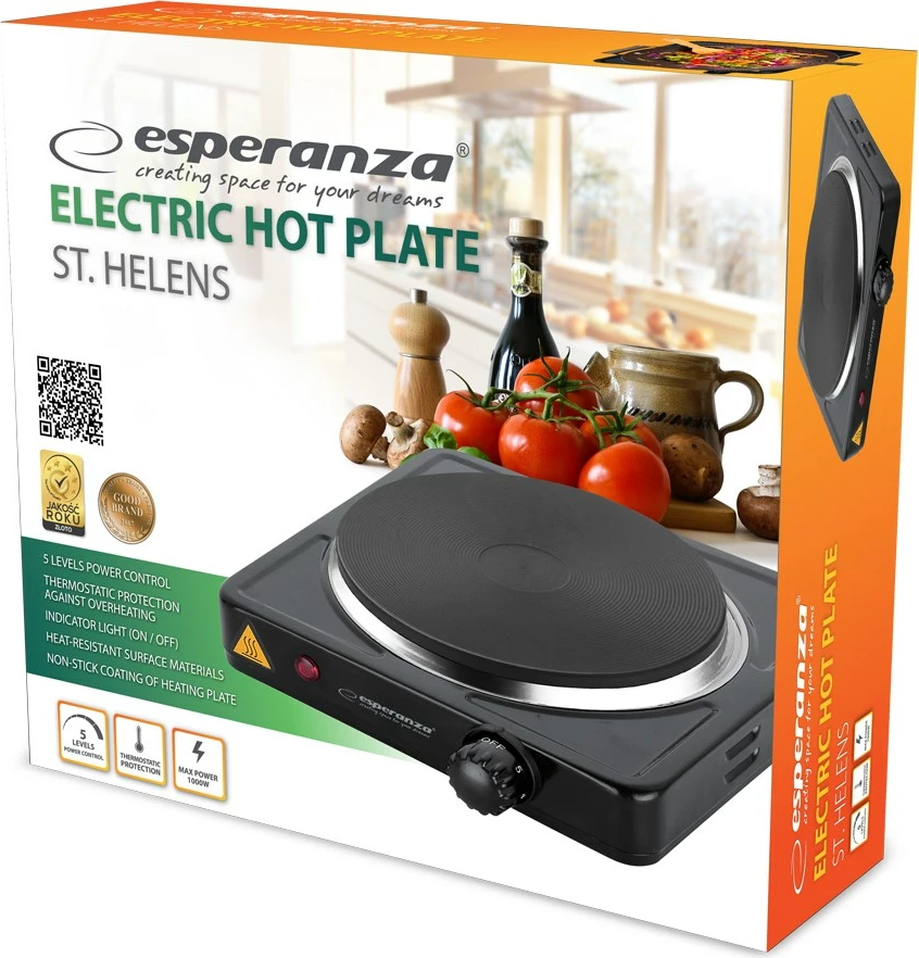 Električni reso Esperanza EKH003K, črn