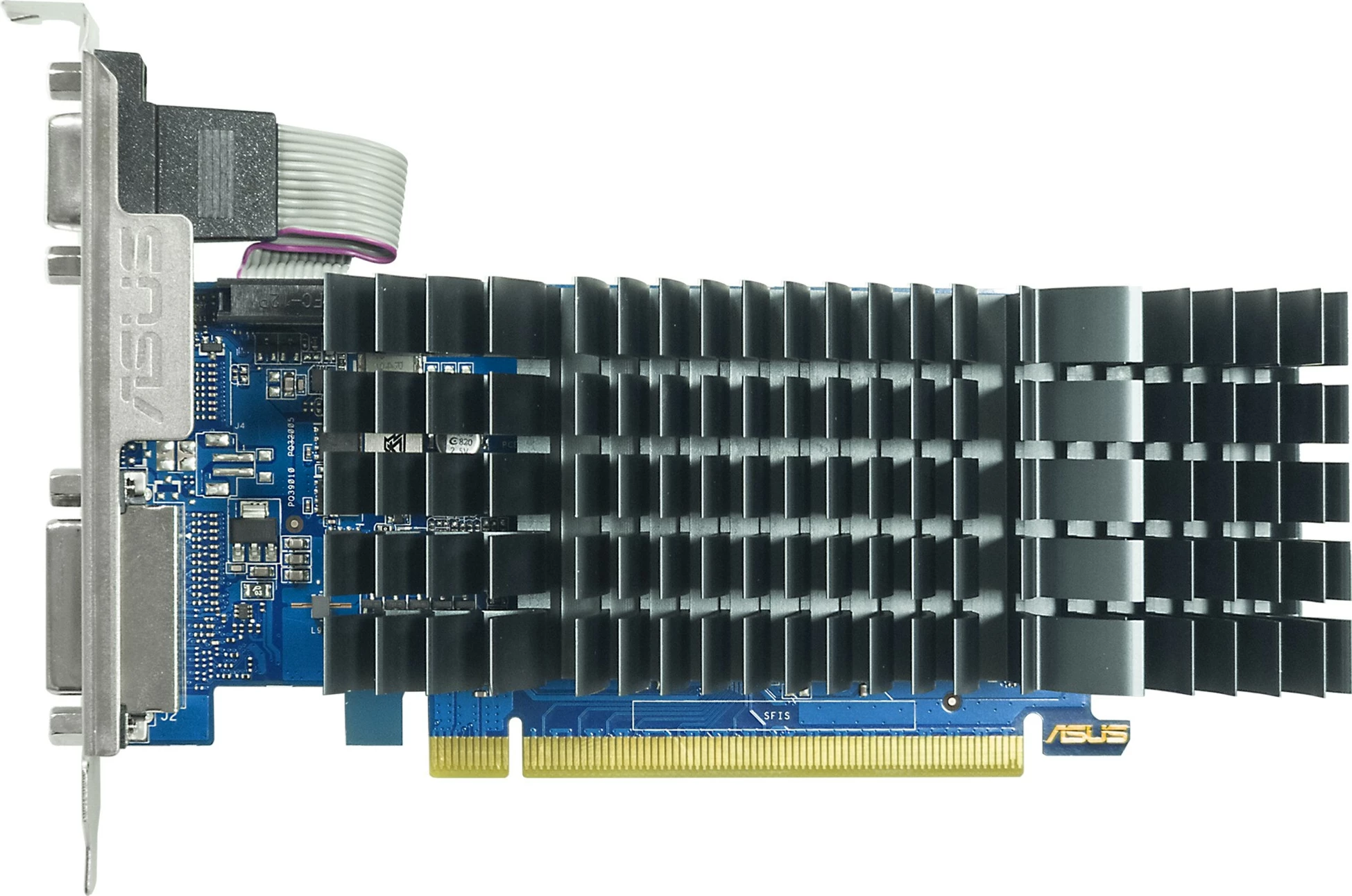 Grafična kartica GeForce GT 710, ASUS, 2 GB GDDR5, PCI Express 2.0, črno/modra