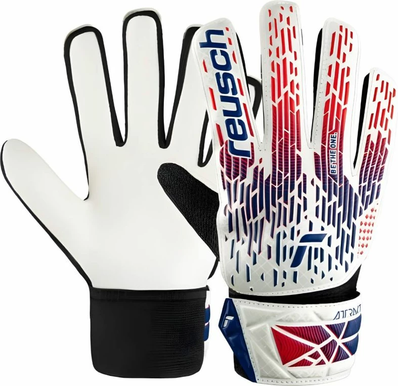 Vratarjeve rokavice Reusch za otroke, bele