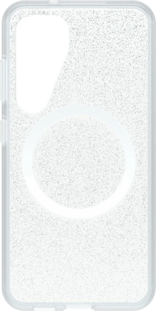 Tanek magnetni ovitek za Galaxy S25, Samsung Otterbox React, črn/prosojen