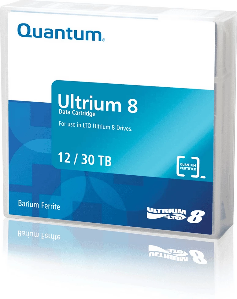 Traka za shranjevanje podatkov LTO Ultrium 8, Quantum MR-L8MQN-01, 12/30 TB, rdeča