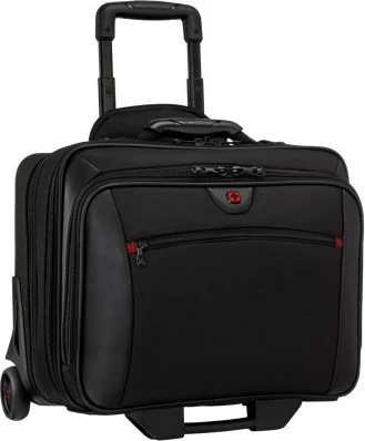 Torba za prenosnik 17'' z vozičkom, Wenger Potomac, črna