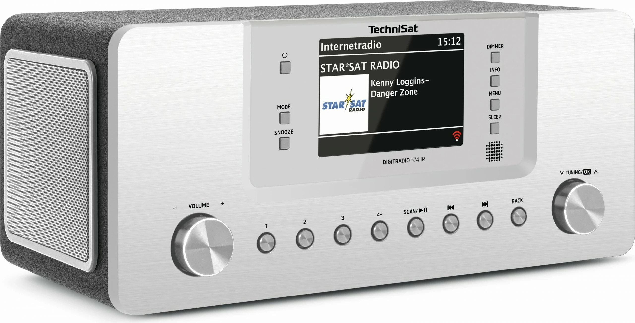Internetni radio TechniSat DigitRadio 574 IR, srebrn