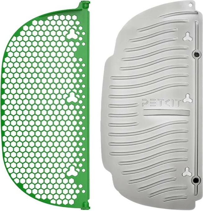 Komplet magnetnega sita in lopate za mačji pesek, Petkit P99023, za Pura Max / Pura Max 2 / Purobot Max Pro, zelen in siv