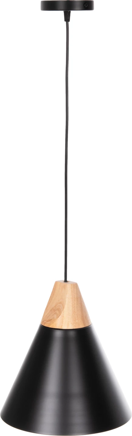 Stropna viseča svetilka FH4143 črna kovinska kapica Φ25x125Hcm
