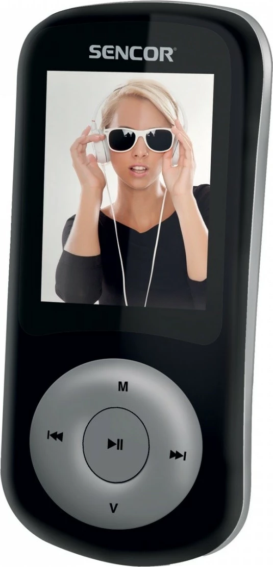 MP3/MP4 predvajalnik Sencor SFP 5870 BS, 8GB, črn/siv