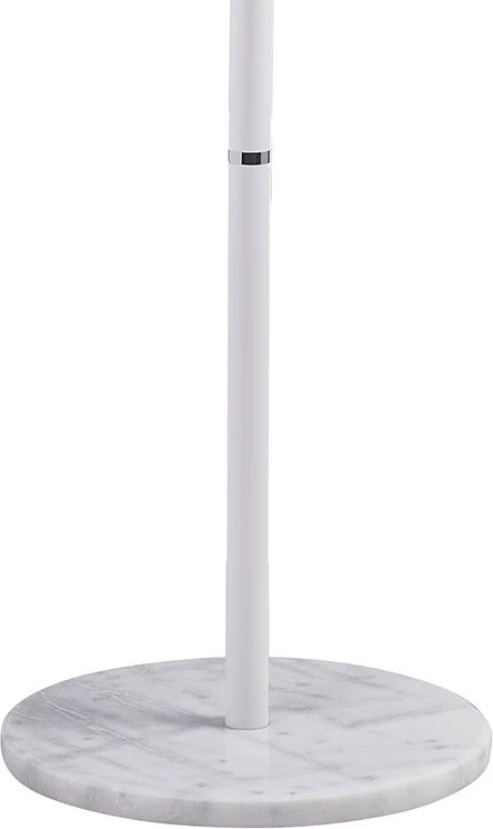 Stojalo za plašče Marietta, bel kovinski, D37x177cm