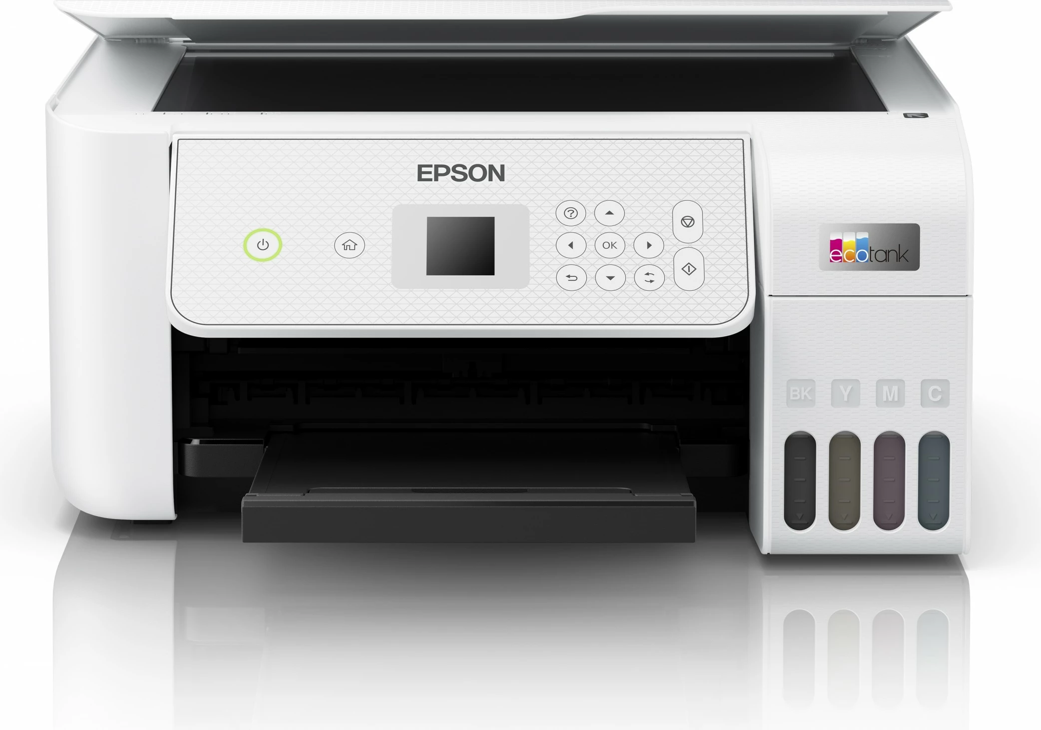 Večfunkcijski tiskalnik EcoTank ET-2876, inkjet, Wi‑Fi, bel - Epson