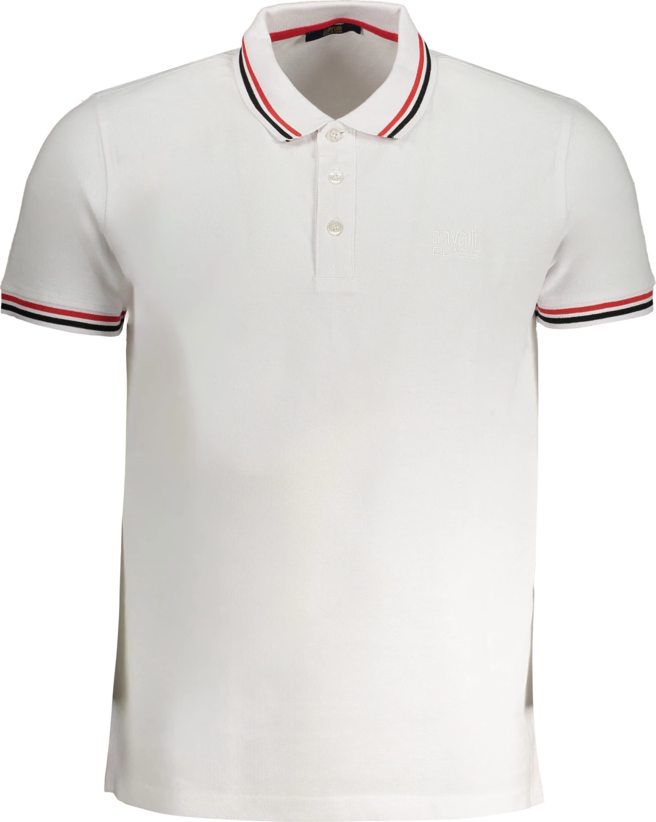 Polo majica za moške, CAVALLI CLASS, bela