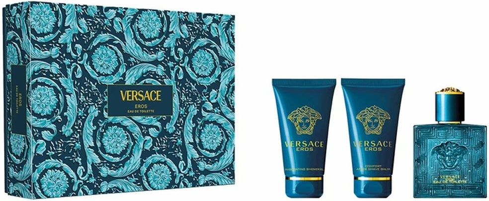 Set dišave za moške Versace Eros, Eau de Toilette 50 ml x3
