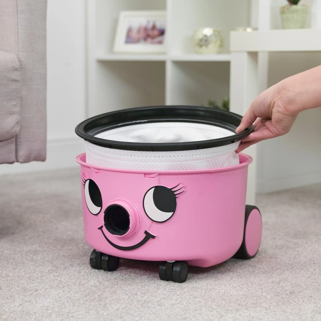 Sesalnik Numatic HET160-11, 6 L, 620 W, rožnat