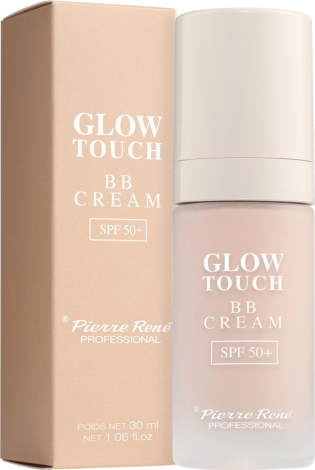 BB krema z naravnim sijajem, Pierre Rene Glow Touch BB Cream SPF50 01 Light, 30 ml
