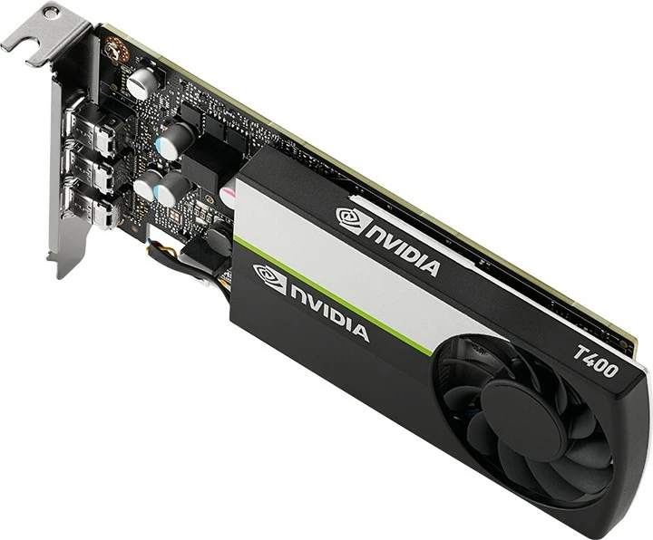 Grafična kartica PNY VCNT400-4GB-PB, T400, 4 GB, GDDR6, PCI Express x16 3.0, črna
