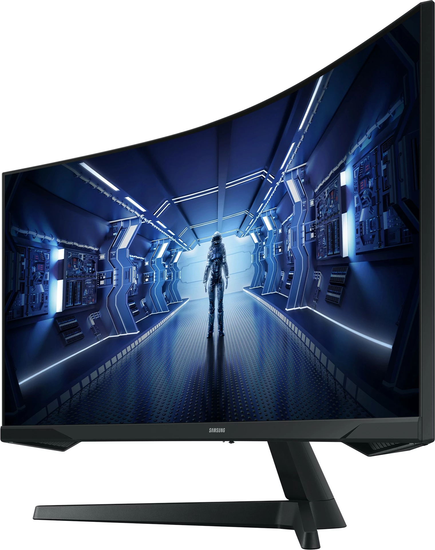 UltraWide Quad HD 34" monitor, Samsung G55T, LED, 1 ms, črn