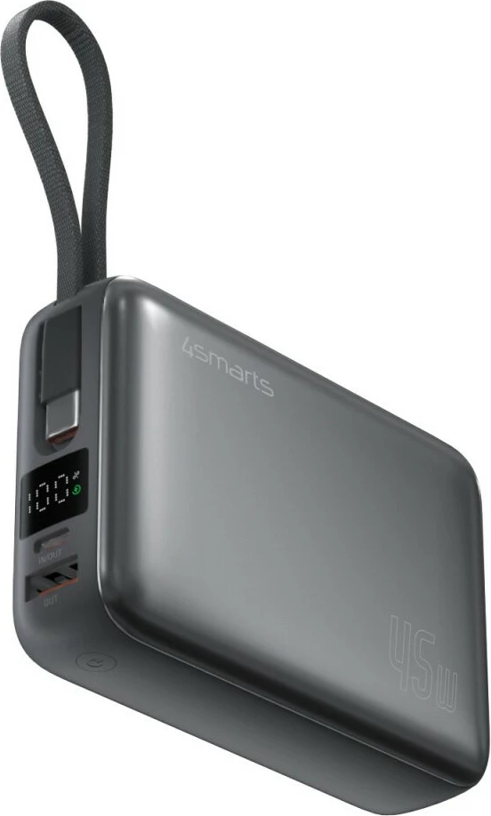 Prenosna baterija Enterprise Compact 4smarts 20000 mAh, 45 W, spacegrau