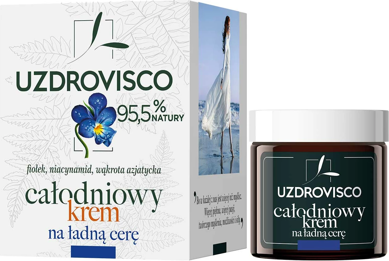 Dnevna krema za obraz All-Day Violet UZDROVISCO za ženske 50 ml