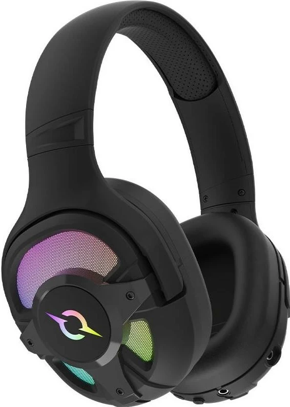Brezžične in žične igralne slušalke AQIRYS ARA, črne