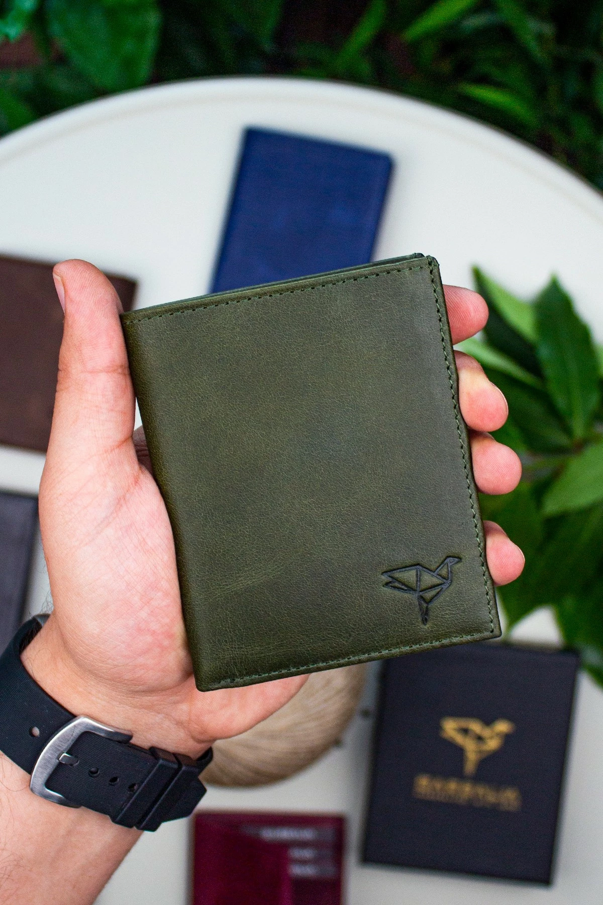 Držalo za kartice Zoozie Bags Utah, zeleno