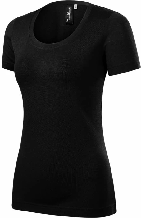 Majica za ženske Merino Rise Malfini, črna