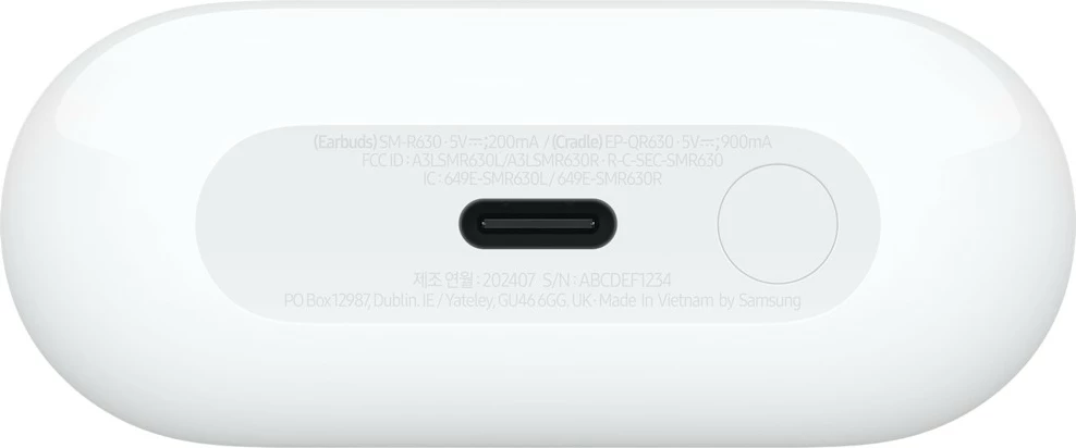 True Wireless Stereo slušalke Samsung Galaxy Buds3 Pro, 5.4 g, bele