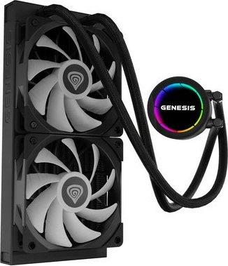 Vodeno hlajenje procesorja Genesis Hydria 240 ARGB Natec, črno
